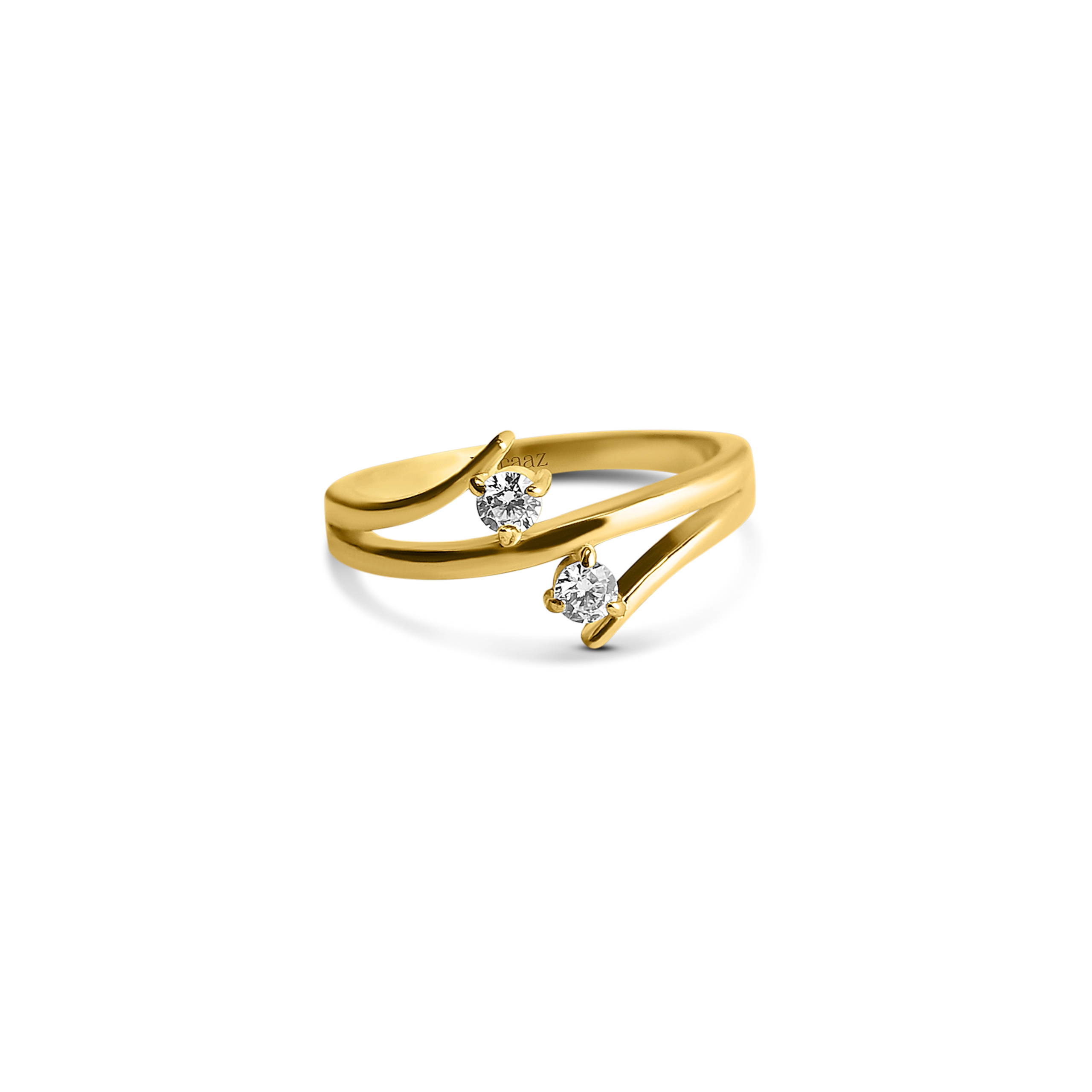 Twin Eternity Zirconia Ring - Image 3