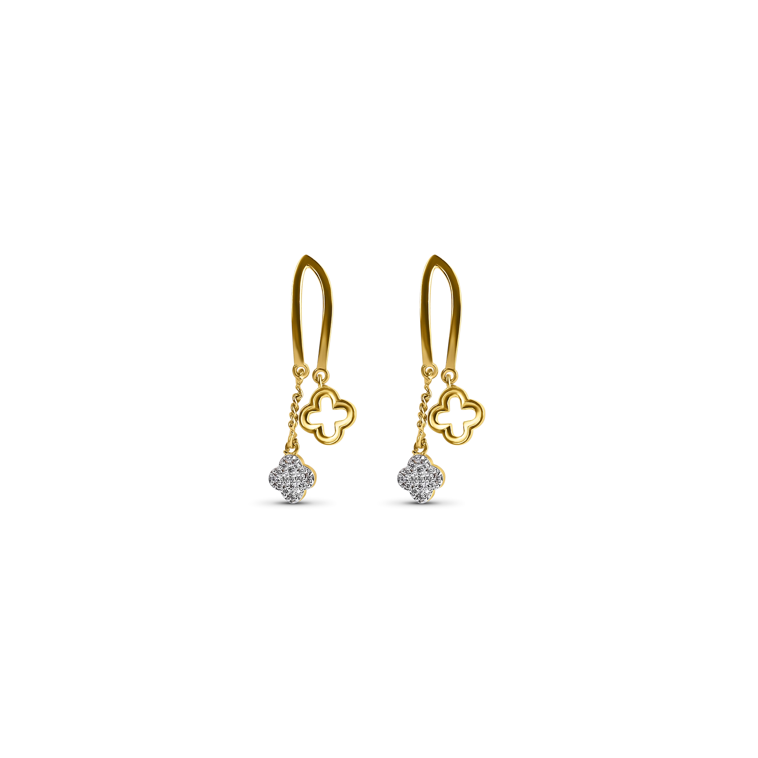 Four Leaf Clover Earrings
